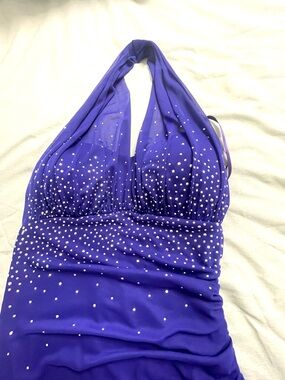 Blondie Nites Deep Purple Dress